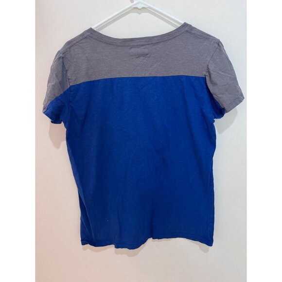 NFL Team Apparel Indianapolis Colts Womens V-Neck Blue & Gray T-Shirt L - Picture 4 of 4